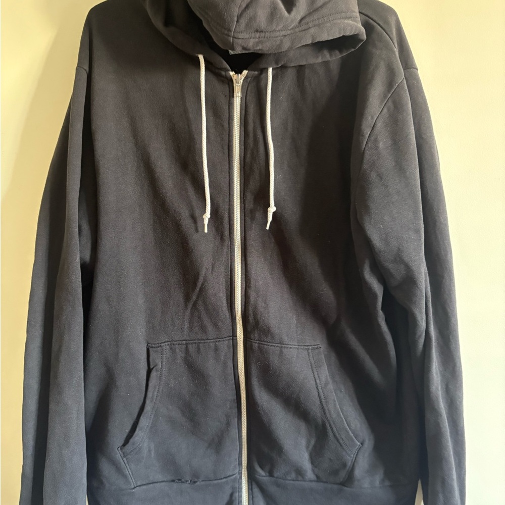 Old Navy Men's Charcoal Zip-Up Sweater
